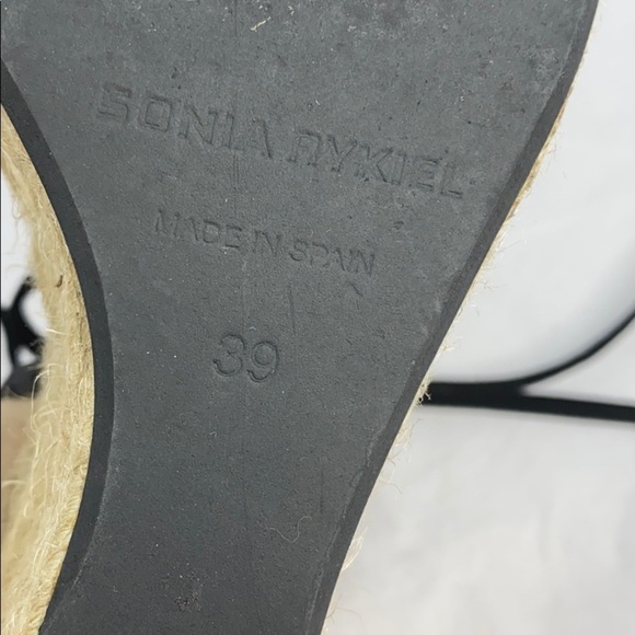 Sonia Rykiel Sz 39 Wedge Platform Clear Sandal - Picture 11 of 12